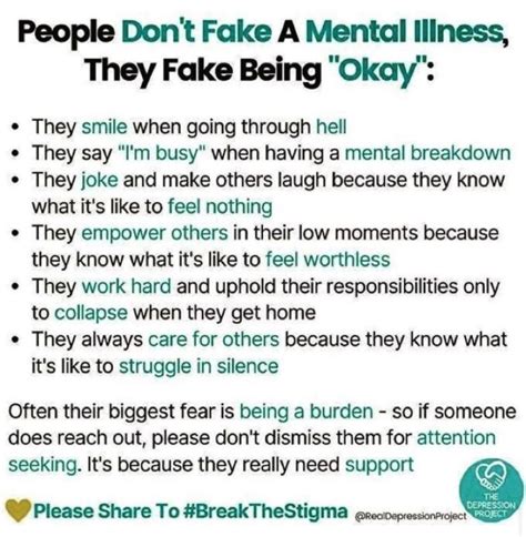 are mental illnesses fake